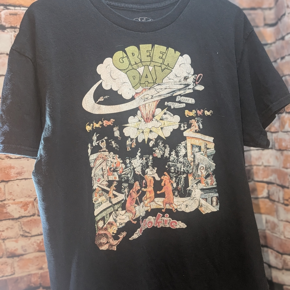 Green Day, Dookie Album T-shirt, Used Condition, Amazing Graphic Printed Design